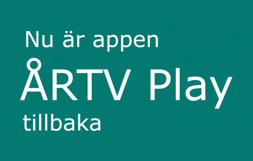 Appen ÅRTV Play är tillbaka